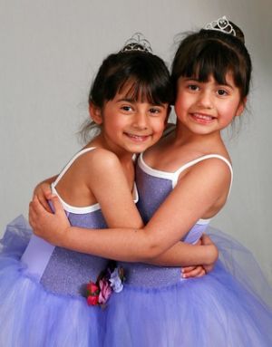 Two cute little balerinas